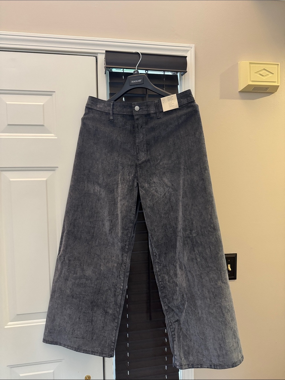Target Gray Corduroy Skirt with Front Slit